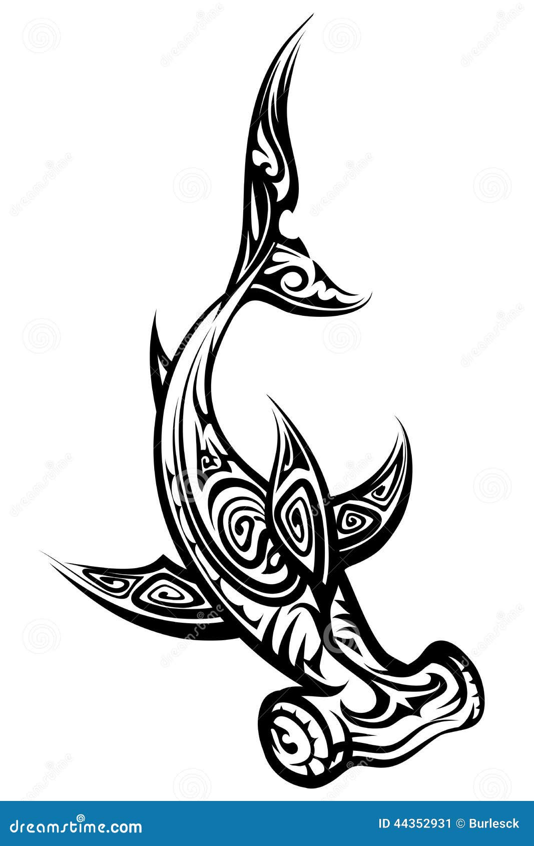 Free Free 81 Tribal Hammerhead Shark Svg SVG PNG EPS DXF File