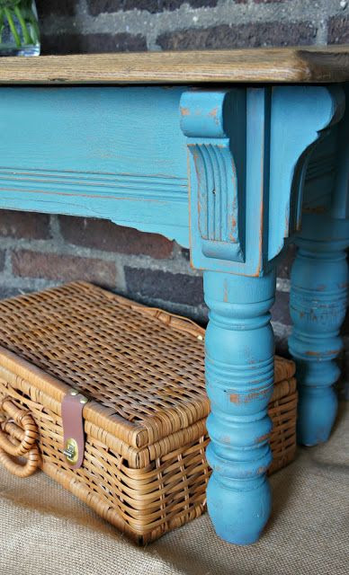 A Whimsical Makeover: The Farmhouse Bench/Table