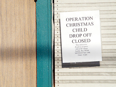Child drop off closed