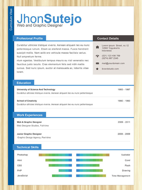 40+ Premium and Free Resume Templates | The Design Work