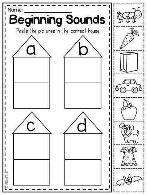 Simply print pdf file with beginning sounds worksheets for kindergarten pdf and you are ready to play and learn! beginning sounds preschool worksheets phonics kindergarten