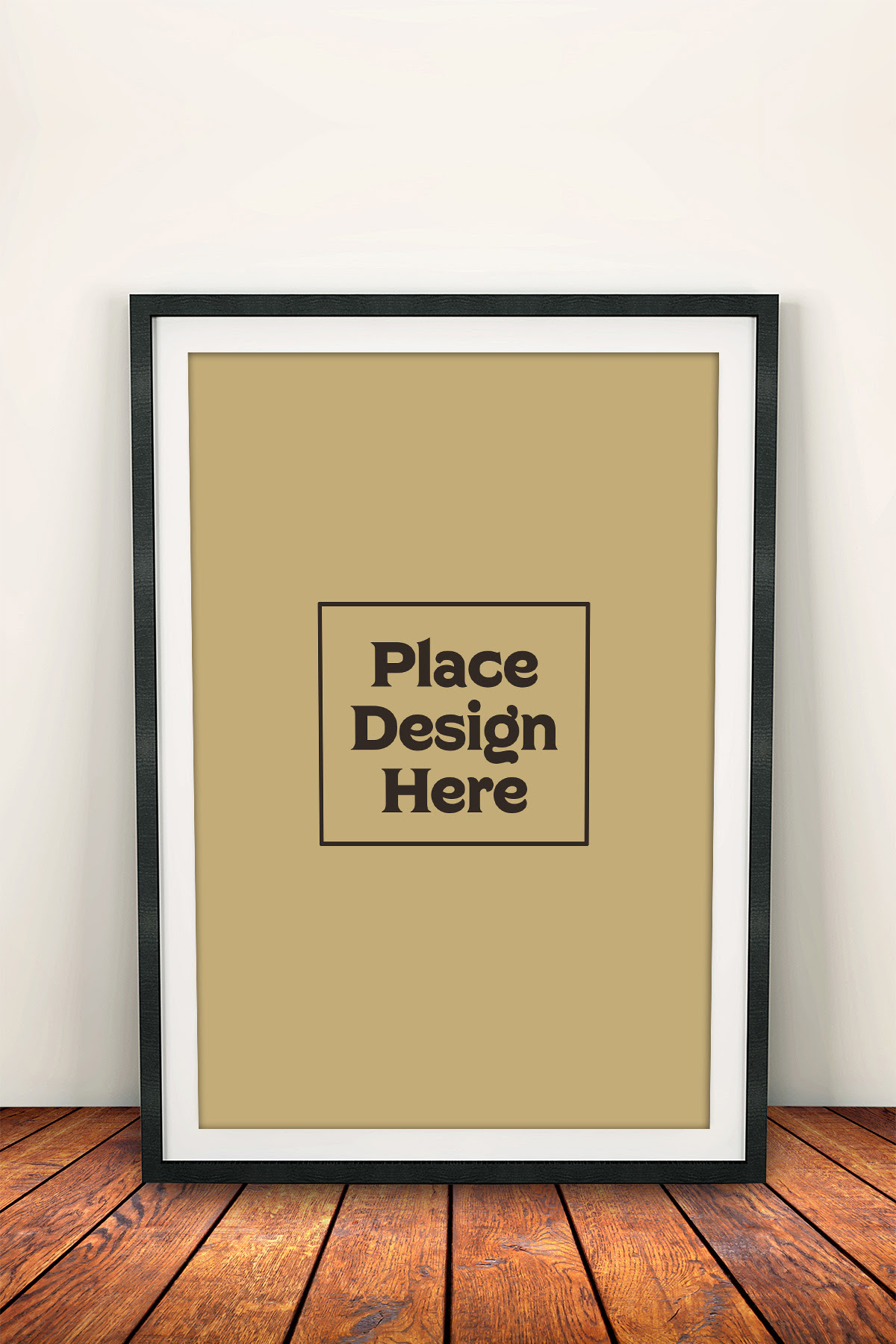 Download Free Photo Frame Mock-up on Wooden Background PSDFree ...