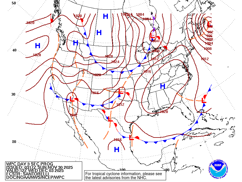 Day 3 Fronts and Pressures