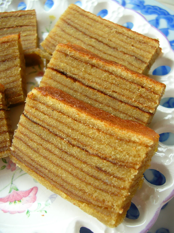 Bernie makes Kuih Lapis!  Beaten & Baked