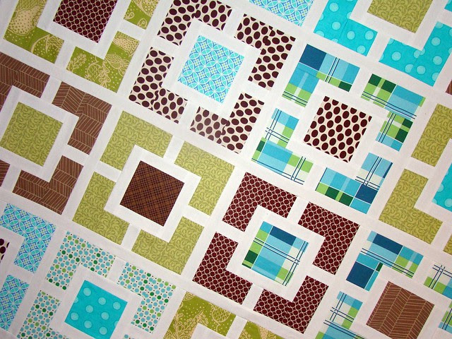 Garden Fence quilt top