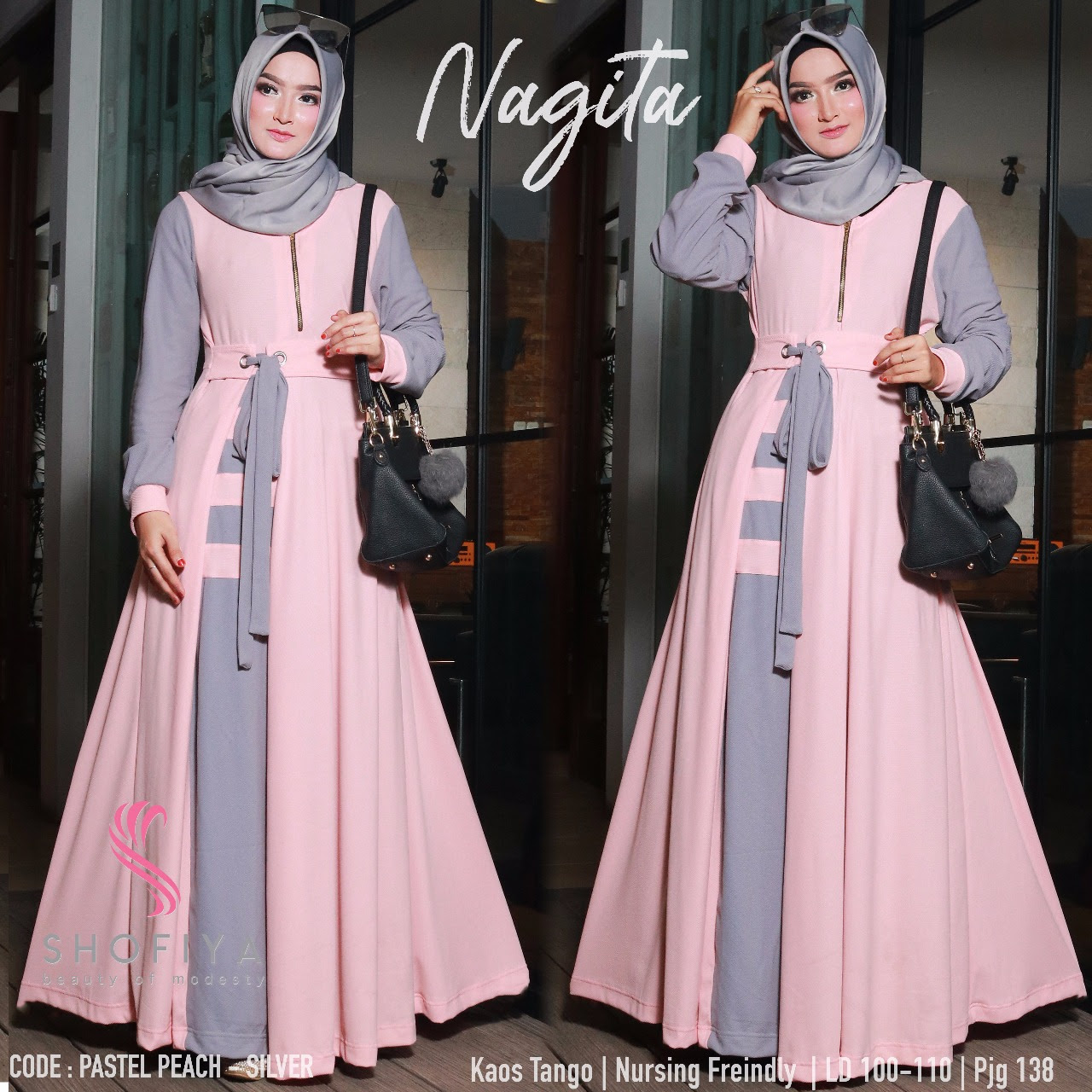 0813 3360 8266  JUAL DRESS NAGITA SHOFIYA  SyariahStore.com