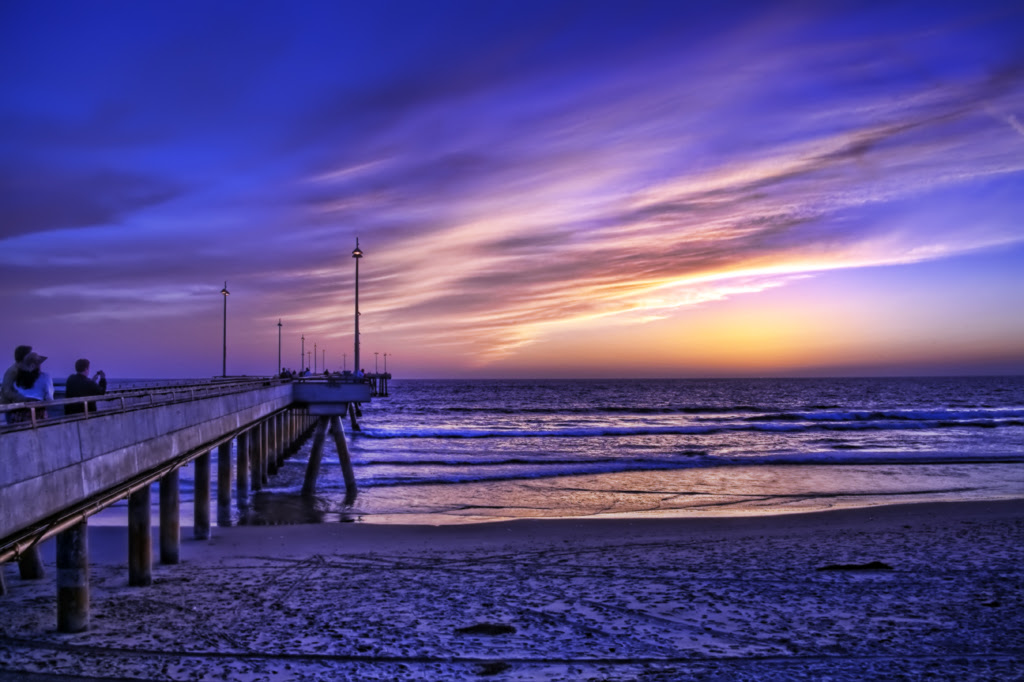 venice pier sunset 0332 Orton