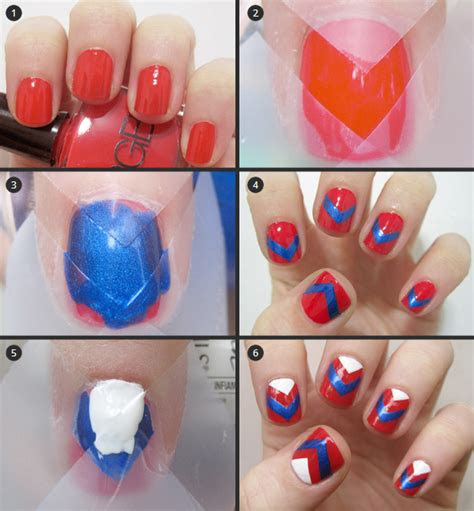 cool  easy step  step nail art designs hative