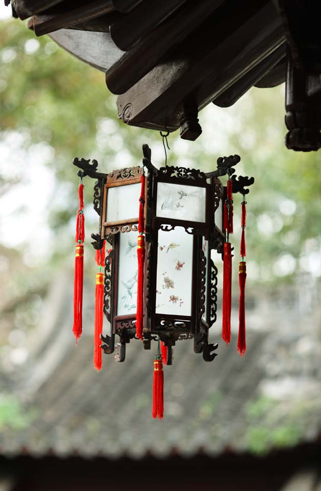 ゆんフリー写真素材集 No 7426 豫園 灯篭 中国 上海