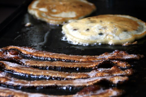 pancakes and bacon
