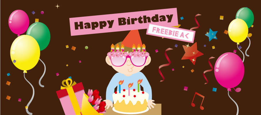 Freebie Ac 無料素材サイト情報 誕生日のイラストや写真素材100点が無料 商用可