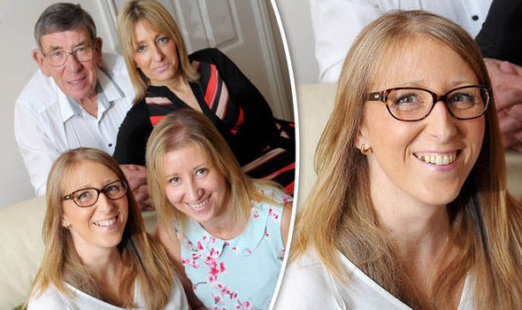 Caron Waugh and her family