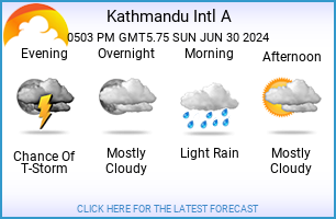 Click for the latest Kathmandu Airport weather forecast.
