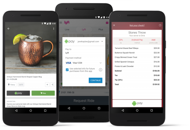 ... Android Pay to make in-app purchases, and here’s a list of apps to