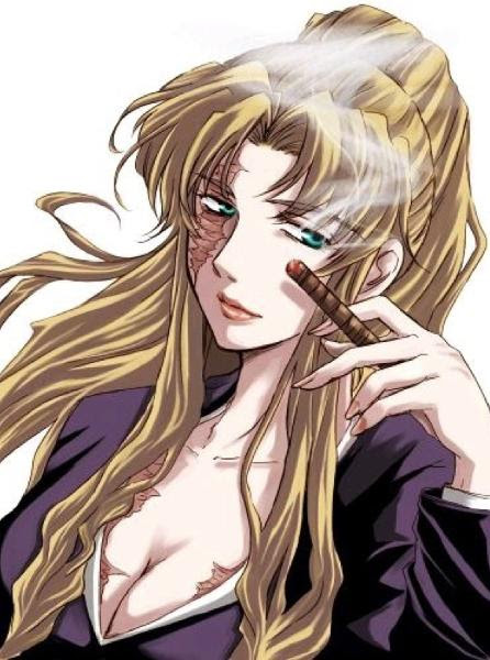 この２秒後くらいに左頬にタバコが当たって あっちぃ ってなる ブラックラグーンへのボケ ボケて Bokete