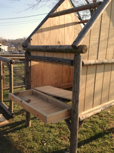 Mavis Mail – DIY Chicken Coop Made From an Old Play Set