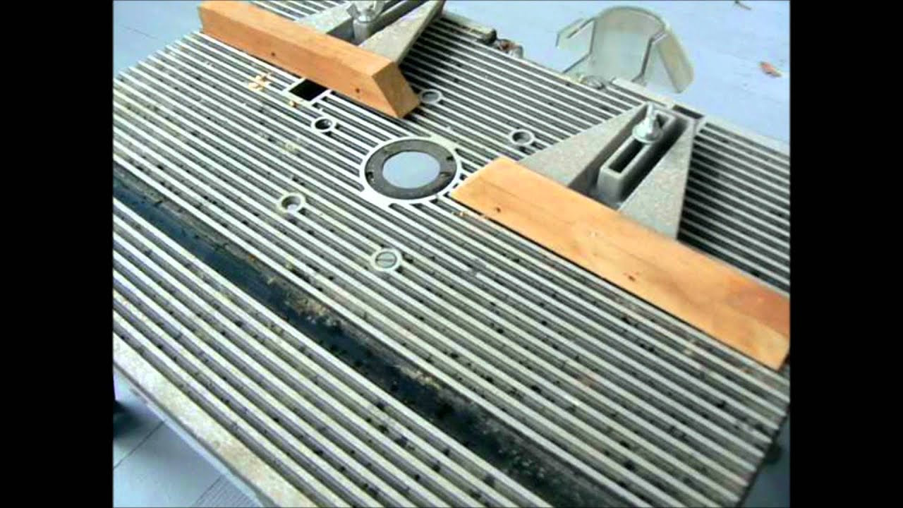 Sears Craftsman Router Table - YouTube