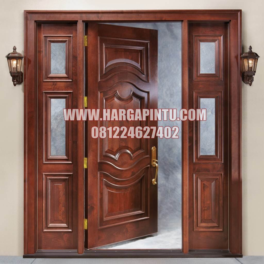  Pintu  Rumah  Utama  Modern  Klasik  Kayu Jati Harga Pintu  