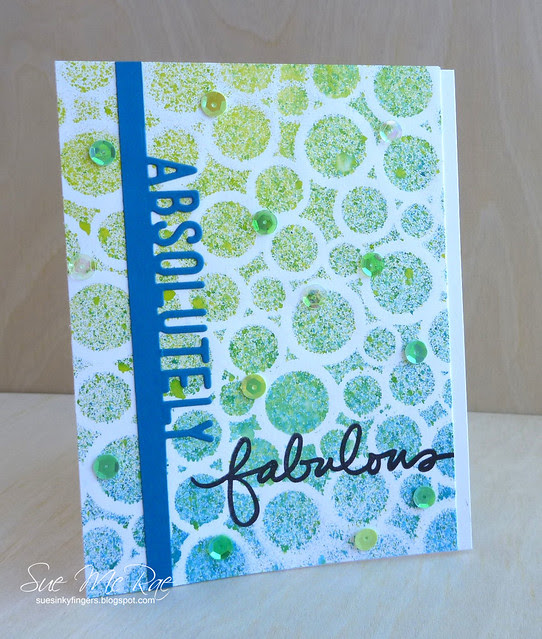 Stenciled Card Class Day 1