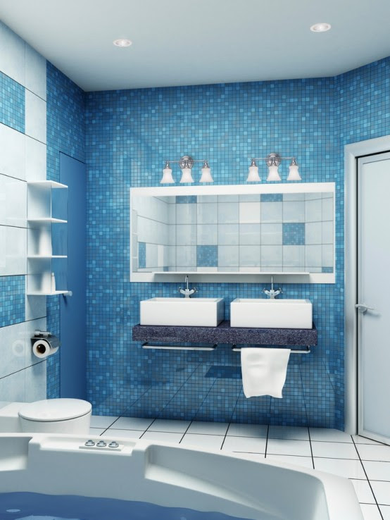 44 Sea-Inspired Bathroom DÃ©cor Ideas - DigsDigs