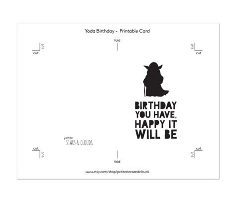  20 star wars birthday card printable graphic design candacefaber