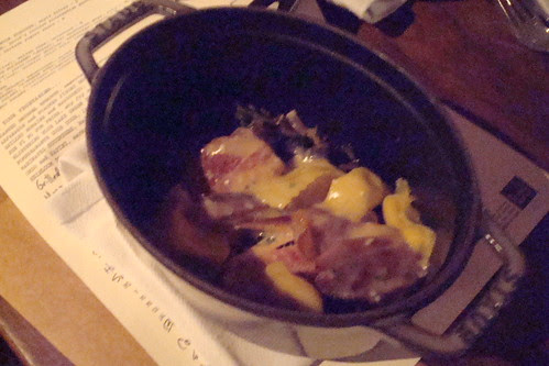 Confit Pork Belly, Lemon Braised Swiss Chard, Corn Agnalotti