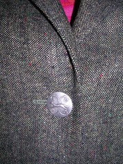 Green wool suit
