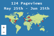 Locations of visitors to this page