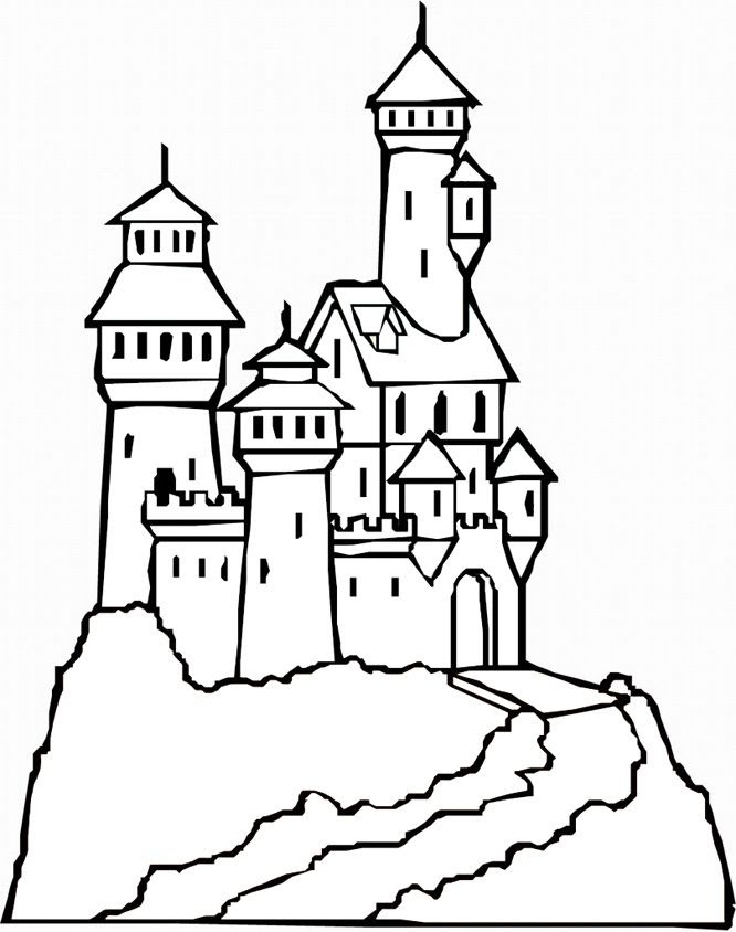 Free Printable Castle Coloring Pages Download Free Clip Art Free