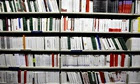 Books on shelf