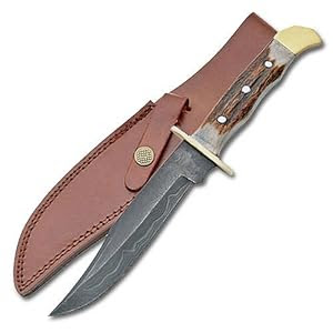 Amazon.com : Szco Supplies Damascus Hunter Hunting Knife ... Amazon.com : Szco Supplies Damascus Hunter Hunting Knife ...