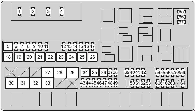 Toyota Land Cruiser 200 2007 2017 Fuse Box Diagram Auto Genius