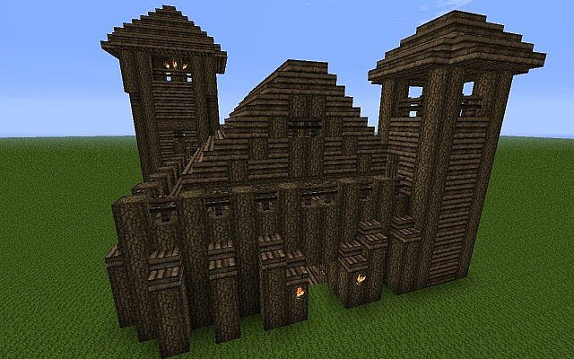 Small Wooden Keep Minecraft Project