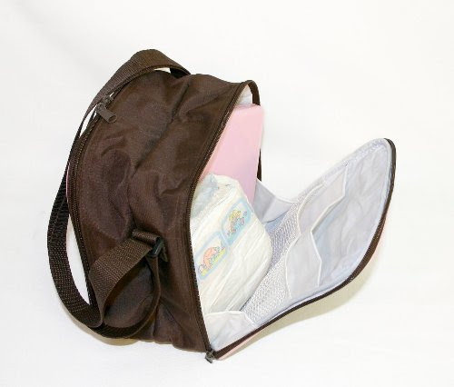 J.L. Childress Bottles N Bottom Tote, Cocoa/Pink