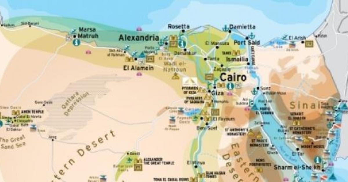 Cartina Geografica Egitto Mar Rosso