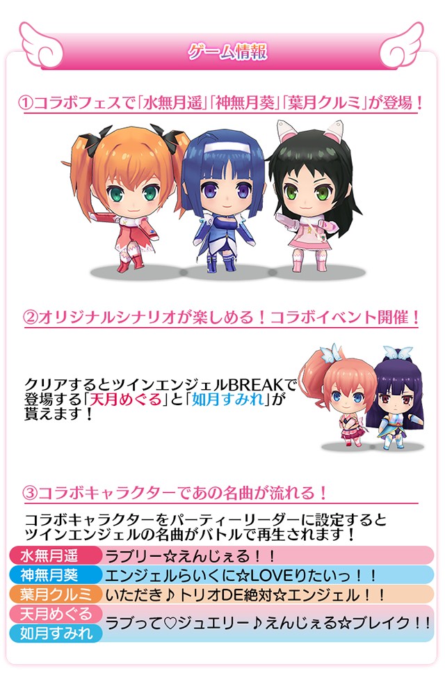 ツインエンジェルbreak チェインクロニクル３コラボレーション 特設サイト