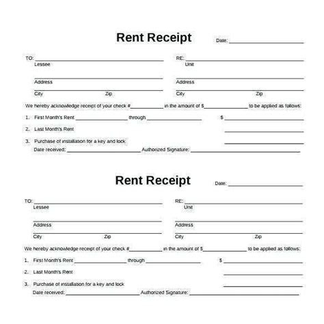  monthly rent invoice template excel cards design templates