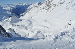 St Anton - Ulmerh¨tte from Schindlergrat