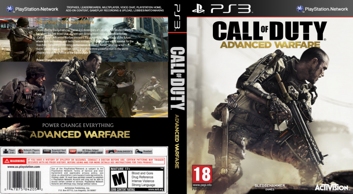 Call of Duty Advanced Warfare PlayStation 3 Box Art Cover by ...