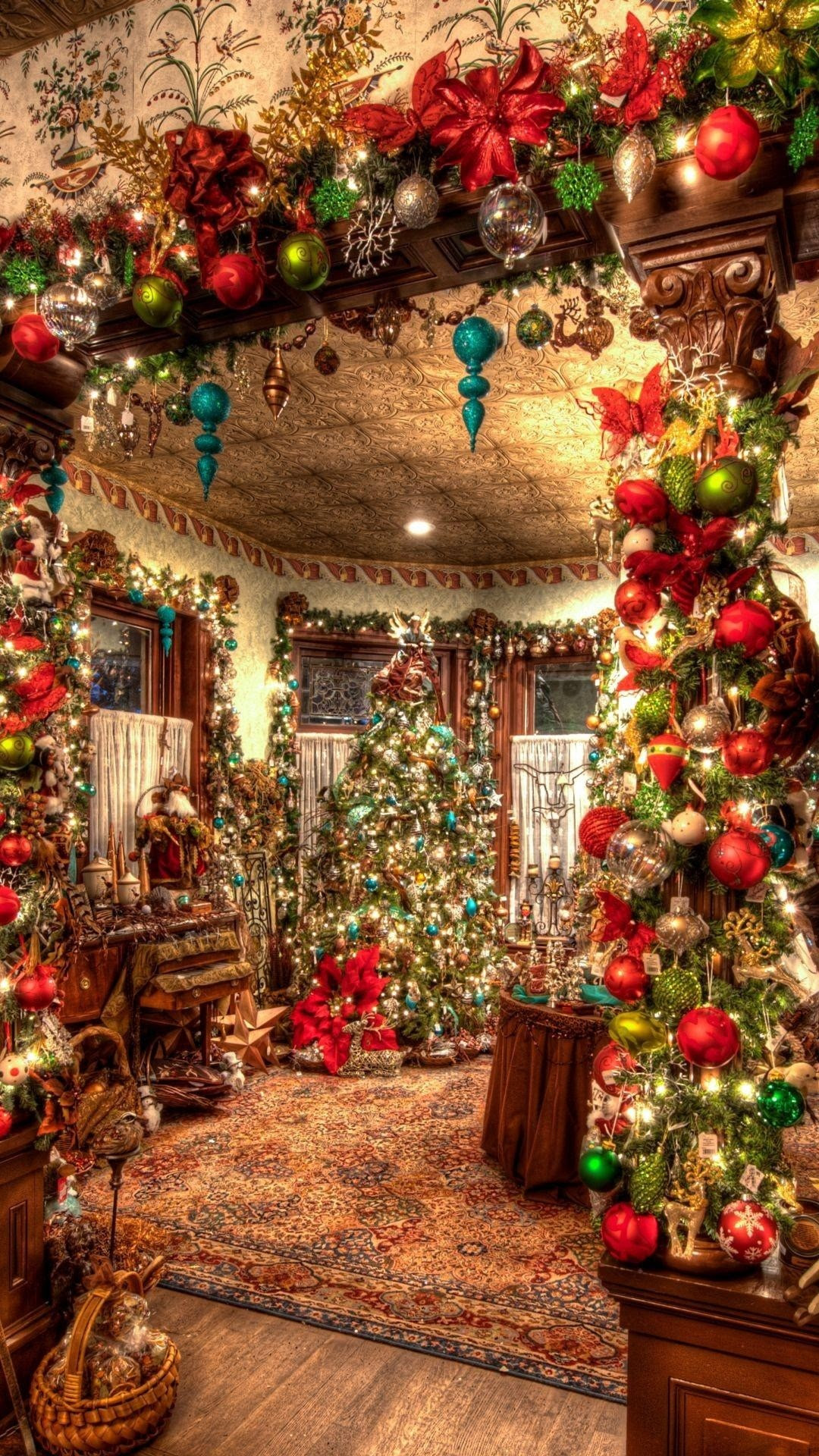 Iphone X Christmas Wallpaper 4k