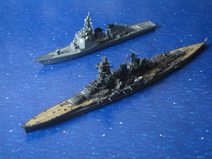 護衛艦こんごうと戦艦金剛 現むす 艦船模型と聖地巡礼の旅