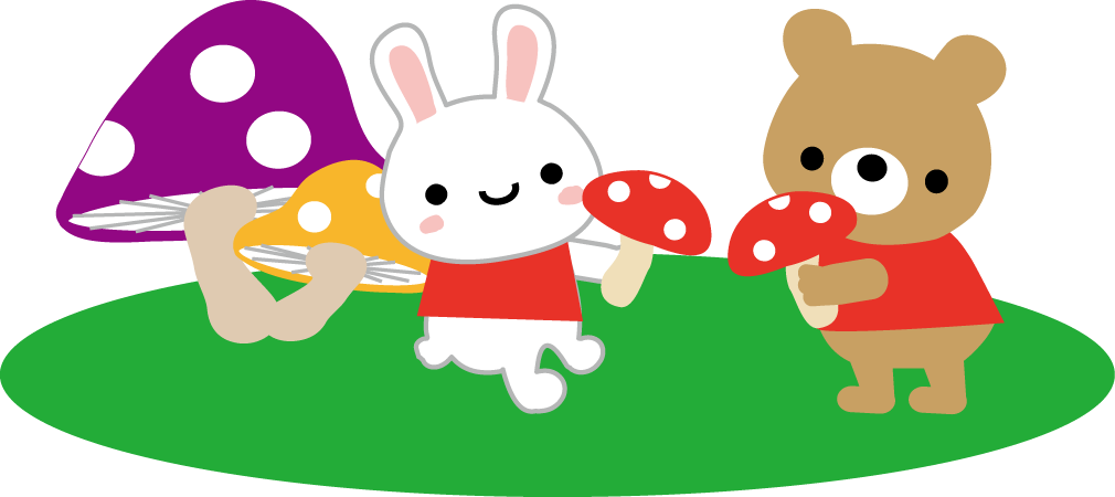 秋イラスト きのこ 読書の秋 お月見 十五夜 無料イラスト