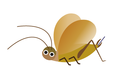 秋の虫の合唱 ふでこや 無料イラスト
