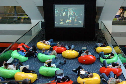 Rest Area with Movie