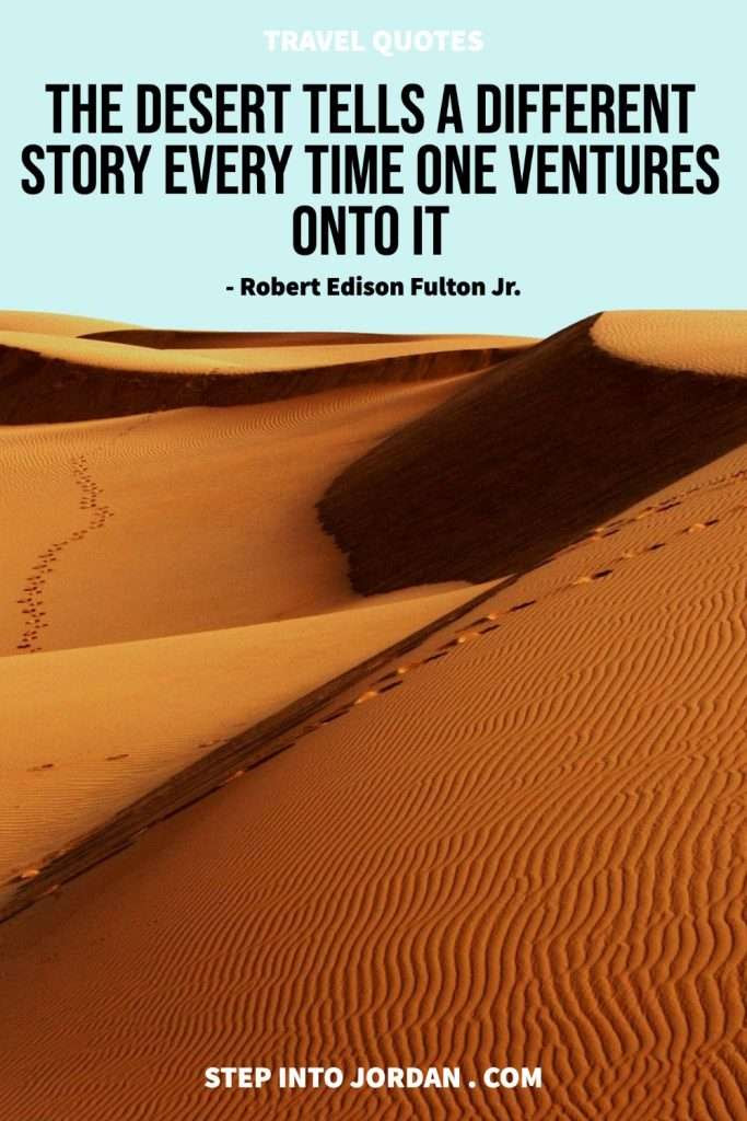 101 Quotes About Deserts Captions For Instagram Photos Step Into Jordan