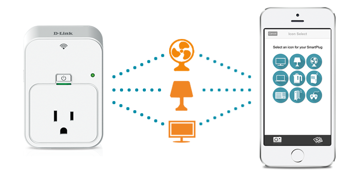 mydlink Wi-Fi Smart Plug with thermal protection and ...