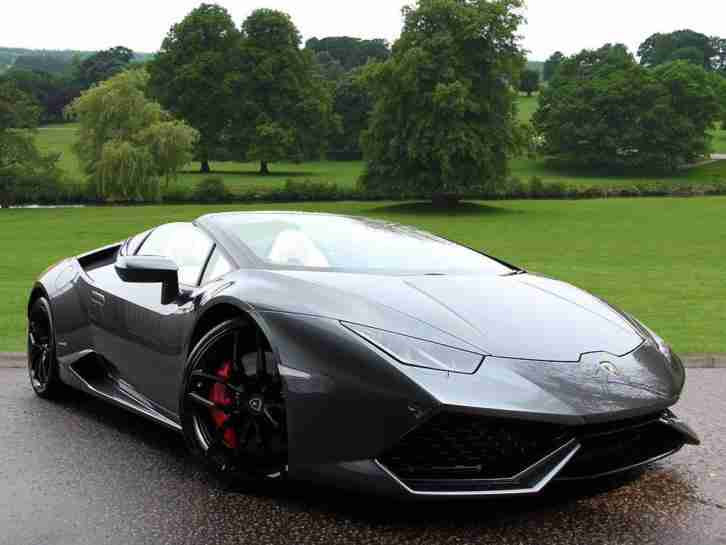 Lamborghini 2016 Huracan LP 610 4 SPYDER Petrol grey Semi 
