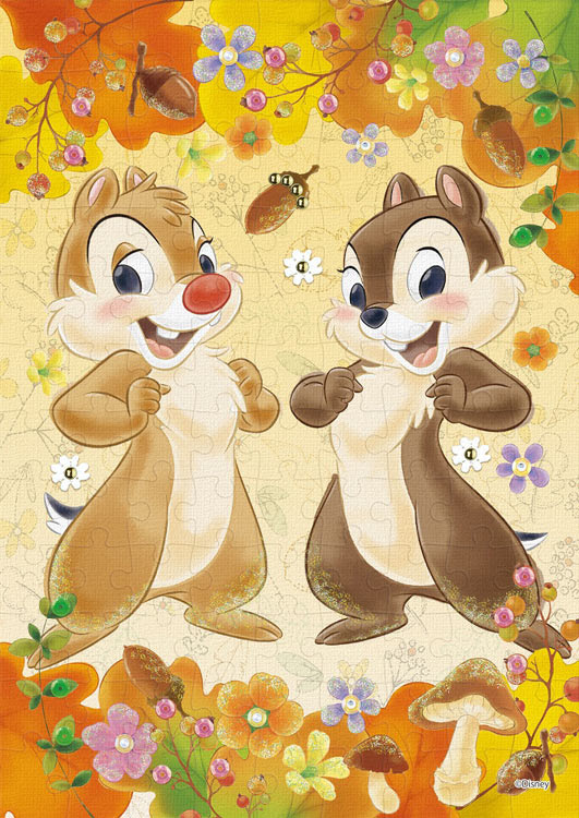 Epo 72 011 ディズニー Chip N Dale チップ デール Autumn Feast チップ デール 108ピース Cp Hu エポック社 の商品詳細ページです 日本最大級のジグソーパズル通販専門店 ジグソークラブ