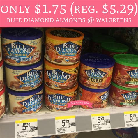 Get free shipping at $35 and view promotions and reviews for blue diamond . Only $1.75 (Regular $5.29) Blue Diamond Almonds