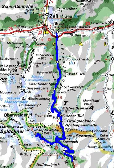 grossglockner hochalpenstrasse mapa Grossglockner Hochalpenstrasse Mapa | adviseurmakelaar grossglockner hochalpenstrasse mapa